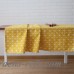 Por encargo de amarillo japonés y el viento tela de algodón y lino celosía Rectangular mantel ali-53626432